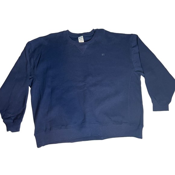 Russell Athletic Men's Crewneck‎ Pullover Navy Blue XXL - Picture 1 of 5